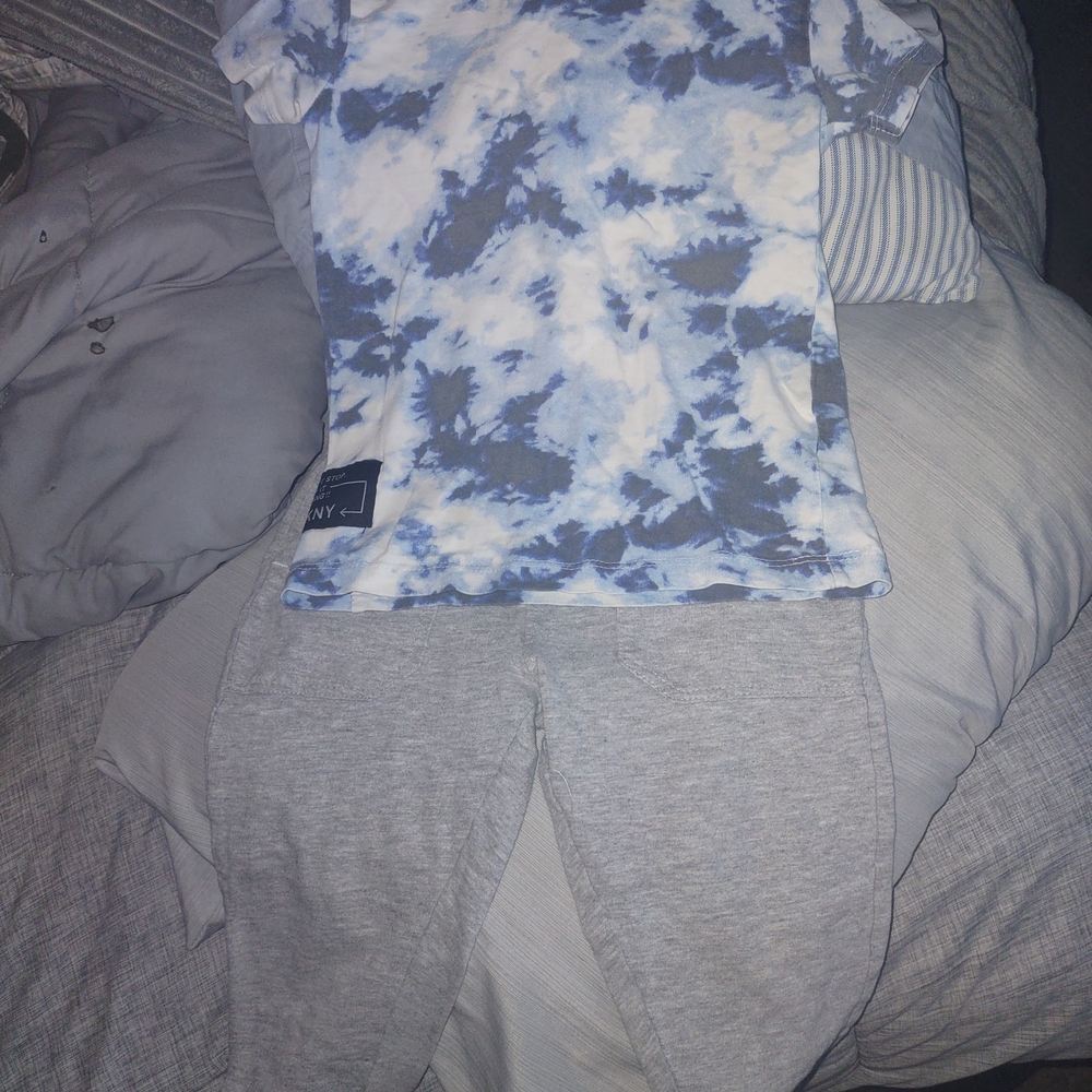 DKNY Blue and Gray Kids Matching Set